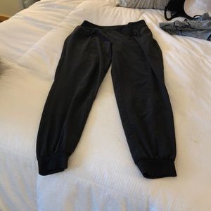 Lucy black parachute pants